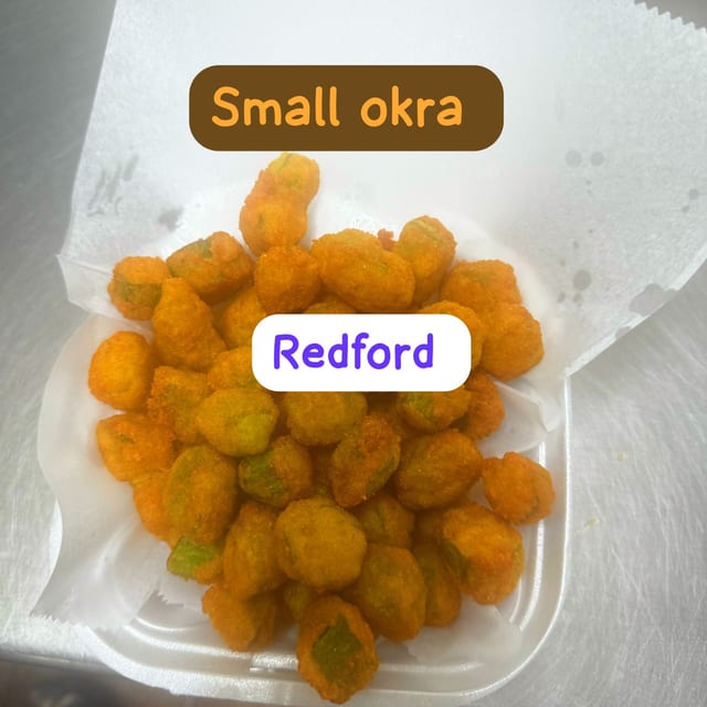 Breaded Okra.